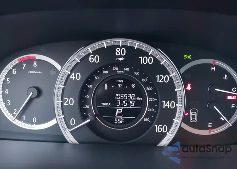 2013 Honda Accord Sdn Ex-L z USA, uszkodzony, nr VIN 1HGCR2F84DA109445